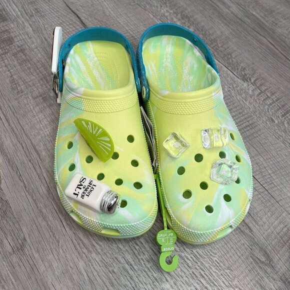 Crocs X Margaritaville NWT Men's 12 Limited Edition Classic Clog Green Vacation - Picture 2 of 10